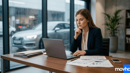 A buyer researching how to get a car with bad credit history