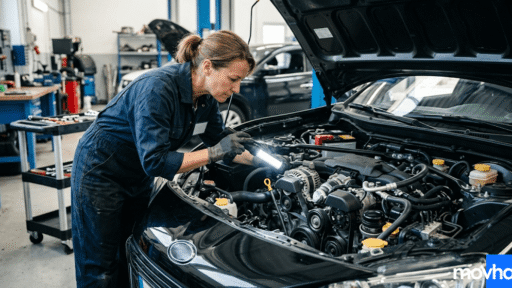 A mechanic diagnosing the engine to see can a bad serpentine belt cause rough idle